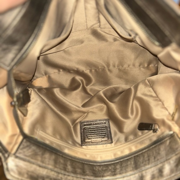 Coach Taylor Alexis Carryall Satchel Handbag F26034 Snake Print Gunmetal Grey - Picture 15 of 15